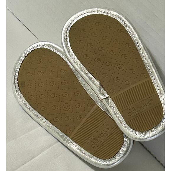 NWT Sandals-Old Sole Australia-Silver Leather Fisherman Sandals for Toddler Girl - Picture 5 of 5